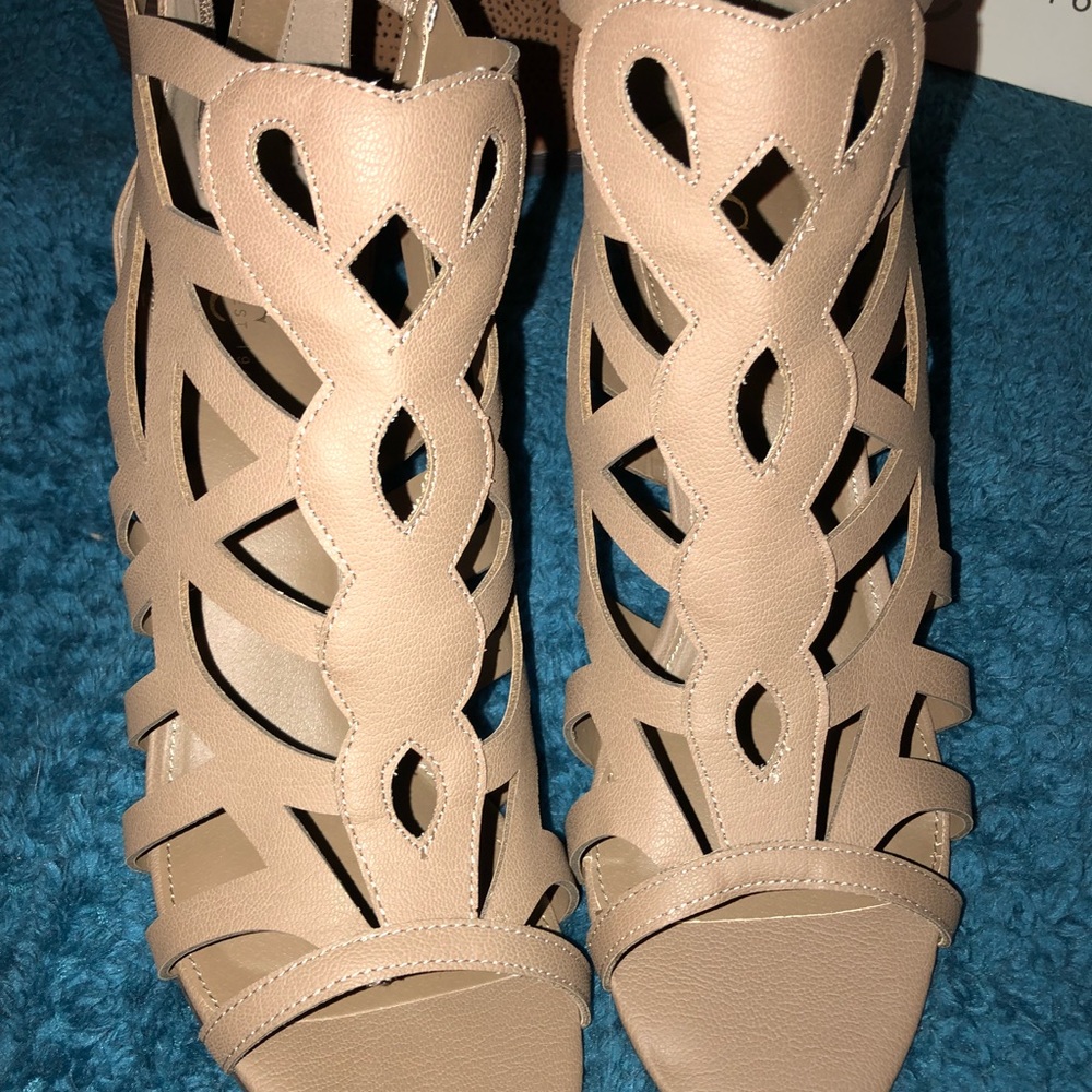 Cato 3 1/2” cone heel booties SZ 11 NWOT